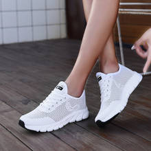 Women Casual Shoes Fashion Breathable Walking Mesh Flat Shoes Woman White Sneakers Women 2020 Soft Leisure Tenis Feminino 2024 - buy cheap