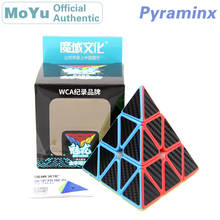 MoYu MeiLong пирамида из углеродного волокна наклейка магический куб 3x3x3 Neo скоростной куб головоломка антистресс обучающие игрушки 2024 - купить недорого