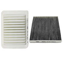 Air Filter and Cabin Filter for Toyota Corolla AURIS AVENSIS RAV 4 III IV coal filter Oem 17801-21050 87139-06060 87139-0N010 2024 - buy cheap