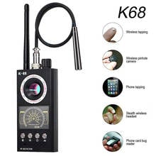 Detector de câmera multi-função k68, gsm, detecção de escutas, gps, sem fio, rastreador rf, localizador de rádio 2024 - compre barato