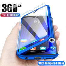 360 Full Protective Case for Samsung A42 A12 A21S A11 A31 A41 A51 A71 A10S A20E A30S A50 A70 A40 A6 A8 J4 J6 Plus Glass Cover 2024 - buy cheap
