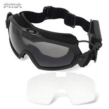FMA LPG01BK12-2R Regulator Goggles With Fan Updated Version Tactical Airsoft Paintball Safety Eye Protection Glasses Eyewear 2024 - купить недорого