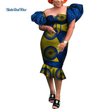 Vestidos africanos para mujer, Bazin Riche, Sexy, brillante, cristal, para fiesta, WY6912 2024 - compra barato