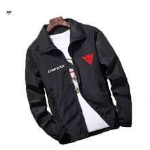 2022 spring and autumn motorcycle brand men's jacket casual windbreaker zipper thin lapel jacket s to 7XL 2024 - compre barato