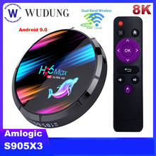 H96 MAX X3 Android 9.0 TV Box Amlogic S905X3 4K 2.4G 5G 1000M Wifi 4GB RAM 64GB 128GB ROM BT4.0 8K Smart TV Box 2024 - buy cheap