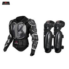 Jaqueta masculina wosawe para motocicleta, equipamento de proteção respirável motocicleta armadura traseira ombro peito corrida 2024 - compre barato