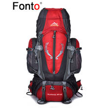 85l quente ao ar livre mochila de acampamento à prova dwaterproof água viajar escalada mochilas caminhadas grande capacidade 2024 - compre barato