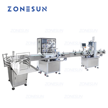 ZONESUN-línea de producción de botellas de Alcohol, máquina automática de llenado de botellas y agua, Tocadiscos 2024 - compra barato