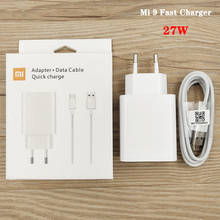 27W USB Fast Charger QC4.0 QC3.0 Turbo Charge Adapter Type C Cable For Xiaomi Mi 9 8 se CC9 A3 Lite 9T Redmi Note 8 9 Pro 8T 9S 2024 - buy cheap