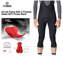 YKYWBIKE-pantalones cortos de secado rápido para Ciclismo, mallas acolchadas y transpirables para bicicleta de montaña, 3/4 2024 - compra barato