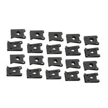 Car Fastener Clip Automobile Engine Fender Bumper Guard U Type Screw Base Clips Nut Mounting Fastener Clamp Clips 3mm Hole 2024 - buy cheap