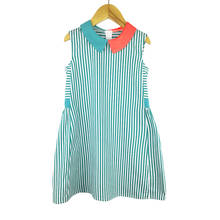 Коллекция 2020 года, новое летнее платье для девочек Хлопковое платье в полоску для малышей Милая летняя детская одежда в стиле пэчворк с кукольным воротником детское платье для девочек #8338 2024 - купить недорого