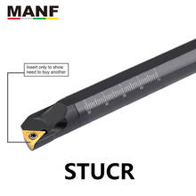 Manf barra de ferramentas de giro cnc, 14mm 16mm com suporte de ferramentas de corte, tcmt inserções de ferramentas de furo interno 2024 - compre barato