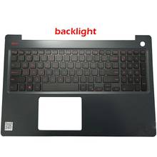 Estojo para laptop dell, original, g3 3579, n4hjh, com apoio para as mãos, com teclado retroiluminado 2024 - compre barato