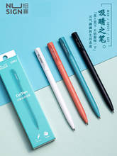 Youpin Nusign-Bolígrafo de Gel ABS, 0,5mm, tinta de Color negro, PREMEC, recambio fluido de Suiza, bolígrafos para la escuela y la Oficina, 4 colores 2024 - compra barato