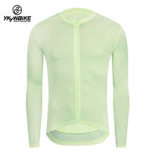 YKYWBIKE 2022 Spring Pro Team cycling Long Sleeve Aero Jersey race bike jersey bicycle slim cycling clothes High Quality 2024 - buy cheap