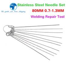 10 Kinds Stainless Steel Needle Set PCB Electronic Circuit Through Hole Needle Desoldering Welding Repair Tool 80mm 0.7-1.3mm 2024 - buy cheap