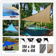 3x3m 4x4m Waterproof Triangle Awning Shade Sail Sun Outdoor Sun Shelter Shade Sail Garden Patio Pool Sunshade Protection 2024 - buy cheap