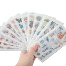 6pcs/lot Cute Creative decorative Scrapbooking Stickers hand book and paper stickerDIY Diary Album Sticker 13 selection 2024 - buy cheap