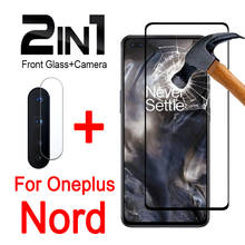 2 In 1 Tempered Glass Screen Protector & Camera Lens Protector Covers for Oneplus Nord Protection Case Front Film for 1+ Nord 2024 - buy cheap