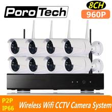 960P wifi cctv kits 8ch wirelsss IP Video Security CCTV Camera NVR Kits outdoor indoor Security Surveillance Set cascade mode 2024 - buy cheap
