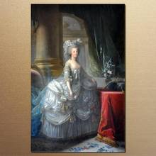 Pintura moderna para comedor, cuadro pintado a mano de alta calidad de María Antonieta de Austria, reina de Francia, Elisabeth Vigee Lebrun 2024 - compra barato