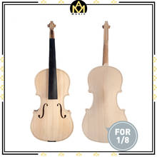 Instrumento de bordo 1/8 para violino, com dedo de ébano, violino sem acabamento para 1/8, acessórios faça você mesmo 2024 - compre barato