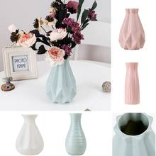 Пластиковая небьющаяся ваза для цветов, современная настольная ваза для кабинета, прихожей, свадьбы, дома, офиса 2024 - купить недорого
