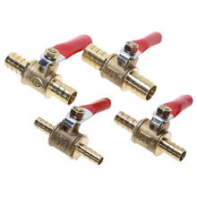 6mm-12mm Hose Barb Inline Brass Water Oil Air Gas Fuel Line Shutoff Ball Valve Pipe Fittings 2024 - buy cheap