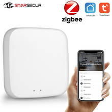 Suporte para smartphone tuya gateway, suporte para aplicativo gateway, controle de luz inteligente zigbee 2024 - compre barato