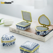 Creative Ceramic Jewelry Healing System Retro Ceramic Ornaments Necklace Storage Box Cosmetic Store CL101506 Closet Organizer 2024 - buy cheap