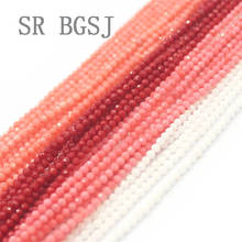 Free Ship 2mm  Faceted 100% Real Natural Beads Jewelry Making Diy Natural Coral Seed Beads 15" 2024 - buy cheap