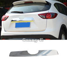 For Mazda CX-5 CX5 2012 2013 2014 2015 2016 Car Body Trunk Cover ABS Chrome Rear Back Door Tailgate Frame Plate Trim Lamp 1pcs 2024 - buy cheap