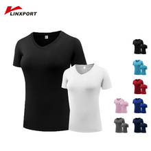 V-Neck Yoga Shirts Female Running Blouse Top Compression Sportswear Fitness Tights Quick Drying Gym Clothing Rashguard Underwear 2024 - buy cheap