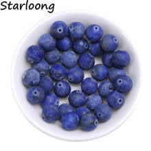 4-20mm Natural Stone Bead Round Gorgeous Matte Blue Lapis Lazuli Loose Strand Beads For DIY Jewelry making Necklace Bracelet 2024 - buy cheap