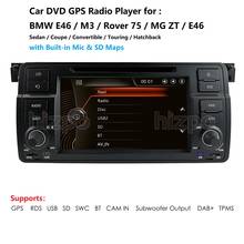 Car multimedia player DAB+ Autoradio DVD GPS for BMW E46 M3 325 3er 318 320 Rover75 MG Navi RDS VMCD 8G Maps BT SWC AM/FM RDS CD 2024 - buy cheap