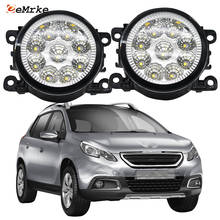 Pair 9 LED Fog Lamp for Peugeot 2008 2014 2015 2016 2017 2018 2019 H11 12V Halogen Fog Lights Assembly DRL FTP Car Headlights 2024 - buy cheap