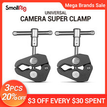 SmallRig Aluminum Alloy Dual Crab Pliers Clip Super Clamp For DSLR Rig LCD Monitor Studio Light Magic Arm Camera 2058 2024 - купить недорого