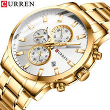 CURREN Brand Watch Men's Business Waterproof Quartz Watch Stainless Steel Dial Casual Sports Watch Men's Clock Relogio Masculino 2024 - buy cheap