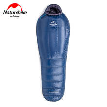 Naturehike saco de dormir exterior espesso, saco de dormir com luz única, quente, de fábrica, para acampamento ao ar livre 2024 - compre barato