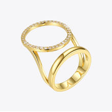 ENFASHION-Anillo de cristal Irregular para mujer, anillos de oro de Color dorado para mujer, joyería creativa, regalos, envío directo R194032 2024 - compra barato