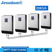 Inversor híbrido Solar MPPT de 20KVA, controlador MPPT de 48V, 60A, 80A, onda sinusoidal pura con cargador de CA de 60A 2024 - compra barato