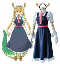 Miss Kobayashi's Dragon Maid Dress Tohru Uniform Anime Cosplay Costume 2024 - buy cheap