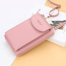 2021 Women Wallet Famous Brand Cell Phone Bags Big Card Holders Handbag Purse Clutch Messenger Shoulder Long Straps Dropshipping 2024 - купить недорого