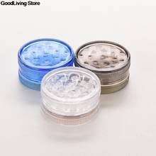 3 Layers Mini Plastic Herb Grinder For Smoke Tobacco Pollen Hand Grinding Smoking Pipe Wholesale Grinder random Color 2024 - buy cheap