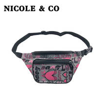 NICOLE & CO Waist Packs Fanny Pack Belt Bag Phone Pouch Bags Travel Waist Pack Male woman Small Fashion Waist Bag 2024 - buy cheap