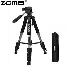 ZOMEI Q111 Professional Portable Travel Aluminum Camera Tripod&Pan Head for SLR DSLR Digital Camera Three color 2024 - buy cheap