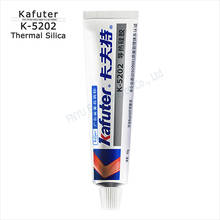 Kafuter-adhesivo de pasta de grasa de silicona conductora térmica, K-5202, 80g, Nueva CPU, para PCB, COB, Chips LED, 100%, 1 Uds. 2024 - compra barato