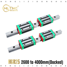Guias lineares quadrados do trilho da largura 25mm HGR25-3000mm (encaixe/junção 1500 + 1500)+ 4 * hgw25cc para a máquina de trituração do cnc ou o roteador do torno 2024 - compre barato