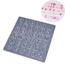 Alphabet Epoxy Resin Molds English Alphabet Letters Silicone Mold DIY Jewelry Making CraftsTransparent Letter molds For Epoxy 2024 - buy cheap